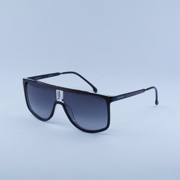 🕶️ New CARRERA 1056/S 0OIT 9O Sunglasses - Black/Red Frame, Grey Lenses - Picture 1 of 11